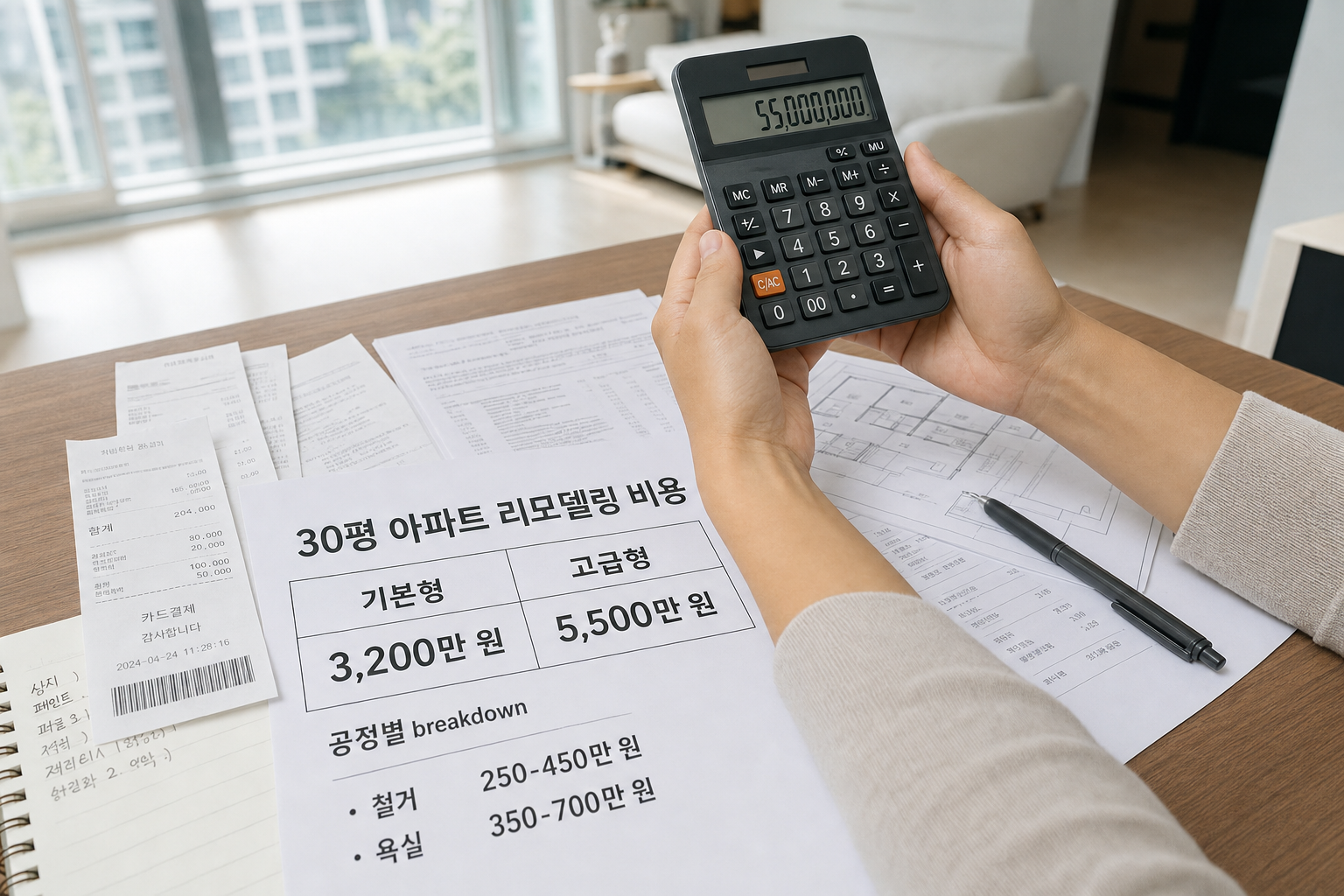 30평 아파트 리모델링 비용 실전 계산법